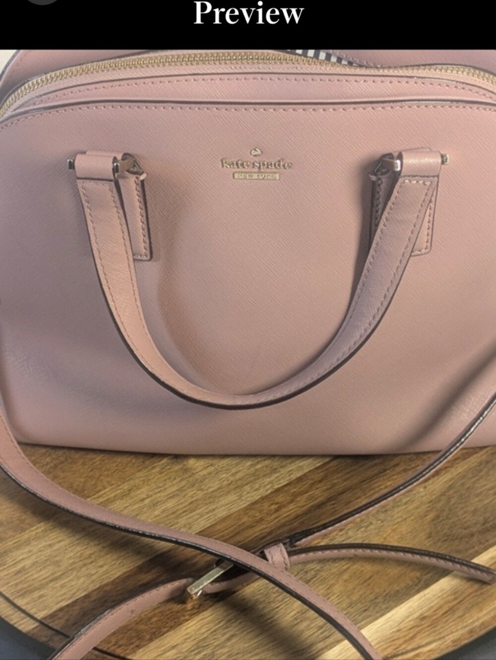 Kate Spade NY Jackson Street Lottie Rosy Cheeks Satchel